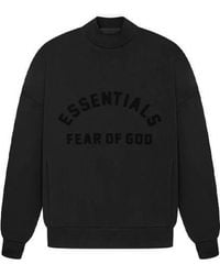 Fear Of God - Essentials Brand-appliquéd Cotton-blend Sweatshirt - Lyst