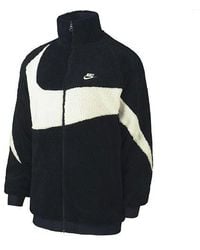 Nike - Big Swoosh Reversible Boa Jacket (asia Sizing) - Lyst