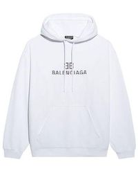 Balenciaga - Bb Pixel Medium Fit Hoodie - Lyst