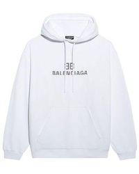 Balenciaga - Bb Pixel Medium Fit Hoodie - Lyst