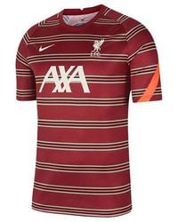 Nike - Liverpool 2021-2022 Pre-match Training Football Soccer T-shirt - Lyst