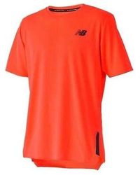 New Balance - Q Speed Jacquard Short Sleeve T-Shirt - Lyst