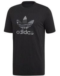 adidas - Logo Printing Short Sleeve T-Shirt - Lyst