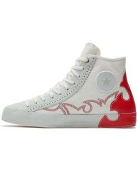 Converse - (Wmns) Chuck Taylor All Star Sasha High Top Canvas Le Egret - Lyst