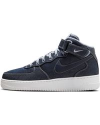 Nike - (Wmns) Air Force 1 Mid 'Denim' - Lyst