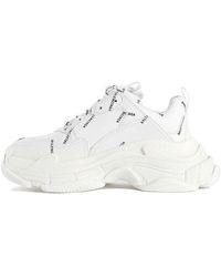 Balenciaga - (Wmns) Triple S Sneaker 'All Over Logo - Lyst