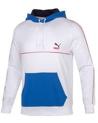 PUMA - Clsx Colblock Hoodie - Lyst