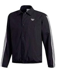 adidas - Originals Trefoil Shirt Button Baseball Uniform Jacket - Lyst