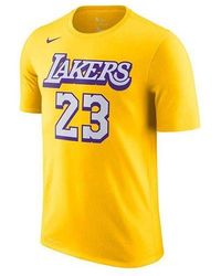 Nike - Nba Lakers Basketball Sports Short Sleeve Lebron James 23 - Lyst