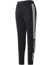 adidas - Neo Side Logo Printing Slim Fit Casual Sports Long Pants - Lyst
