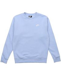 Nike - Athleisure Casual Sports Fleece Lined Round Neck Pullover - Lyst