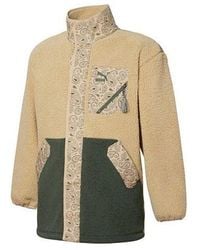 PUMA - Paisley Stand-up Collar Jacket - Lyst