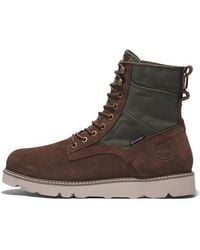 Timberland - Vibram Waterproof Leather And Fabric Boots 'Dark Suede' - Lyst