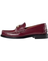 Gucci - (Wmns) Double G Loafers 'Rosso Ancora' - Lyst