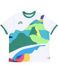 Nike - Sb X Parra Crossover Brazil Colors Pattern Tee Multi' - Lyst