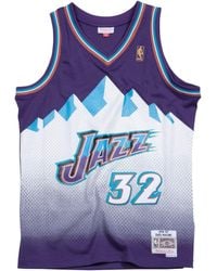 Mitchell & Ness - X Nba Utah Jazz 1996-97 Road Swingman Jersey 'Karl Malone 32' - Lyst