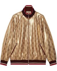 Gucci - Gg Technical Jersey Zip Jacket - Lyst