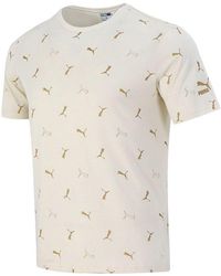 PUMA - Classics Graphics Brand Love Aop Tee - Lyst