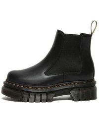 Dr. Martens - Audrick Nappa Leather Platform Chelsea Boots - Lyst