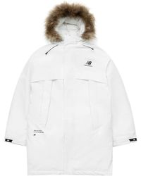 New Balance - Long Puff Down Jacket - Lyst