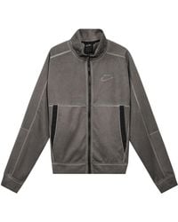 Nike - Sportswear Embroidered Logo Knit Sports Jacket - Lyst