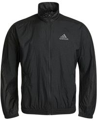 adidas - Logo Printing Solid Color Stand Collar Jacket Autumn - Lyst