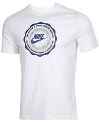 Nike - Sportswear Logo Printing Round Neck Short Sleeve - Lyst