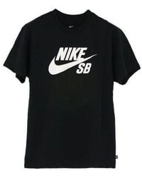 Nike - Sb Skateboard Big Logo Skateboard Short Sleeve - Lyst