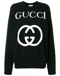 Gucci - Interlocking G Oversized Crew Neck Sweater For - Lyst