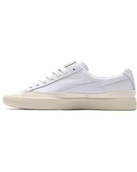 PUMA - Clyde Rubber Toe Leather Leisure Board Shoes - Lyst