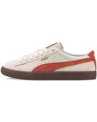 PUMA - Suede Vtg Sneakers Khaki/red - Lyst