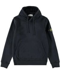 Stone Island - Garment Dyed Hoodie - Lyst