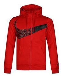 Nike - Big Swoosh Logo Large Hooded Jacket - Lyst