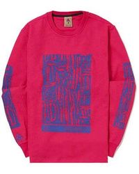 Nike - Acg Waffle Casual Sports Printing Pullover Long Sleeves Rose - Lyst