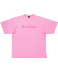 Balenciaga - Caps T-Shirt Boxy Fit - Lyst