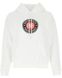 Balenciaga - (Wmns) Casual Cotton Hooded Long Sleeves Hoodie - Lyst