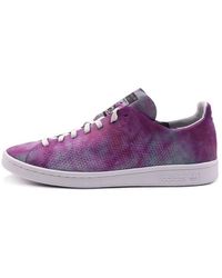 adidas - X Pharrell Stan Smith Hu Holi 'Chalk Coral' - Lyst