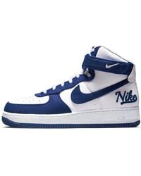 Nike - Air Force 1 High '07 Lv8 Emb 'Dodgers' - Lyst
