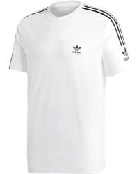 adidas - Originals Tech Tee Contrasting Colors Round Neck Sports Short Sleeve - Lyst