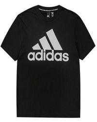 adidas - Classical Logo Printed Tee - Lyst