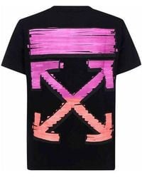 Off-White c/o Virgil Abloh - Ss21 Logo Arrow Printing Pattern Cotton Short Sleeve - Lyst