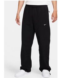 Nike - Sportswear Swoosh Open Hem Fleece Pants - Lyst