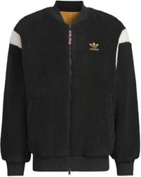 adidas - Originals X Feifei Ruan Reversible Sherpa Bomber Asia Sizing - Lyst