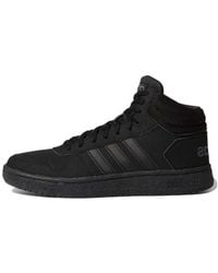 adidas - Hoops 2.0 Mid Shoes 'Core' - Lyst