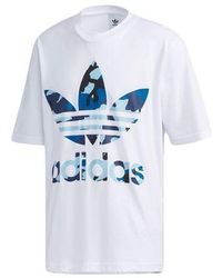 adidas - Originals Ssl Tee Camo Os Casual Short Sleeve Tops - Lyst