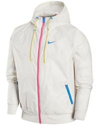 Nike - Woven Sports Hooded Windbreaker Jacket - Lyst