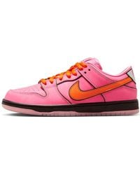 Nike - X The Powerpuff Girls Sb Dunk Low Prox Qs 'Blossom' - Lyst