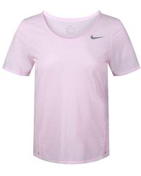 Nike - (Wmns) City Sleek Dri-Fit Quick Dry Running Short Sleeve T-Shirt - Lyst