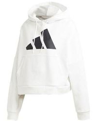adidas - Contrasting Colors Logo Sports Pullover Hoodie Asia Edition - Lyst