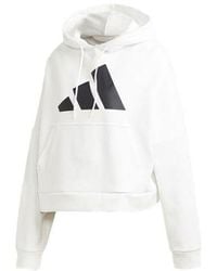 adidas - (Wmns) Contrasting Colors Logo Sports Pullover Hoodie Asia Edition - Lyst